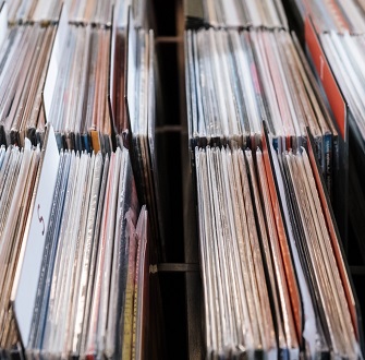 records in a store